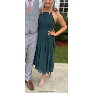 Lulu’s Mythical Kind of Love Maxi Backless Dress tea length